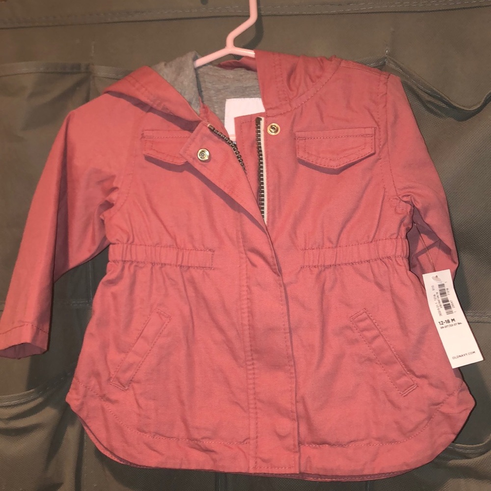 Pink toddler jacket brand new